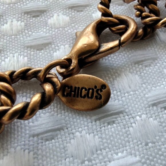 Chicos, Statement Necklace, Costume Jewelry, Retro, Beads, 22” - Picture 4 of 8